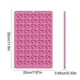 thumbnail image 3 of Baking Tool Chocolate Mold Easter Bunny Shape Plastic Kitchen Mold 11.81X7.87X0.33 Inch, 3 of 7