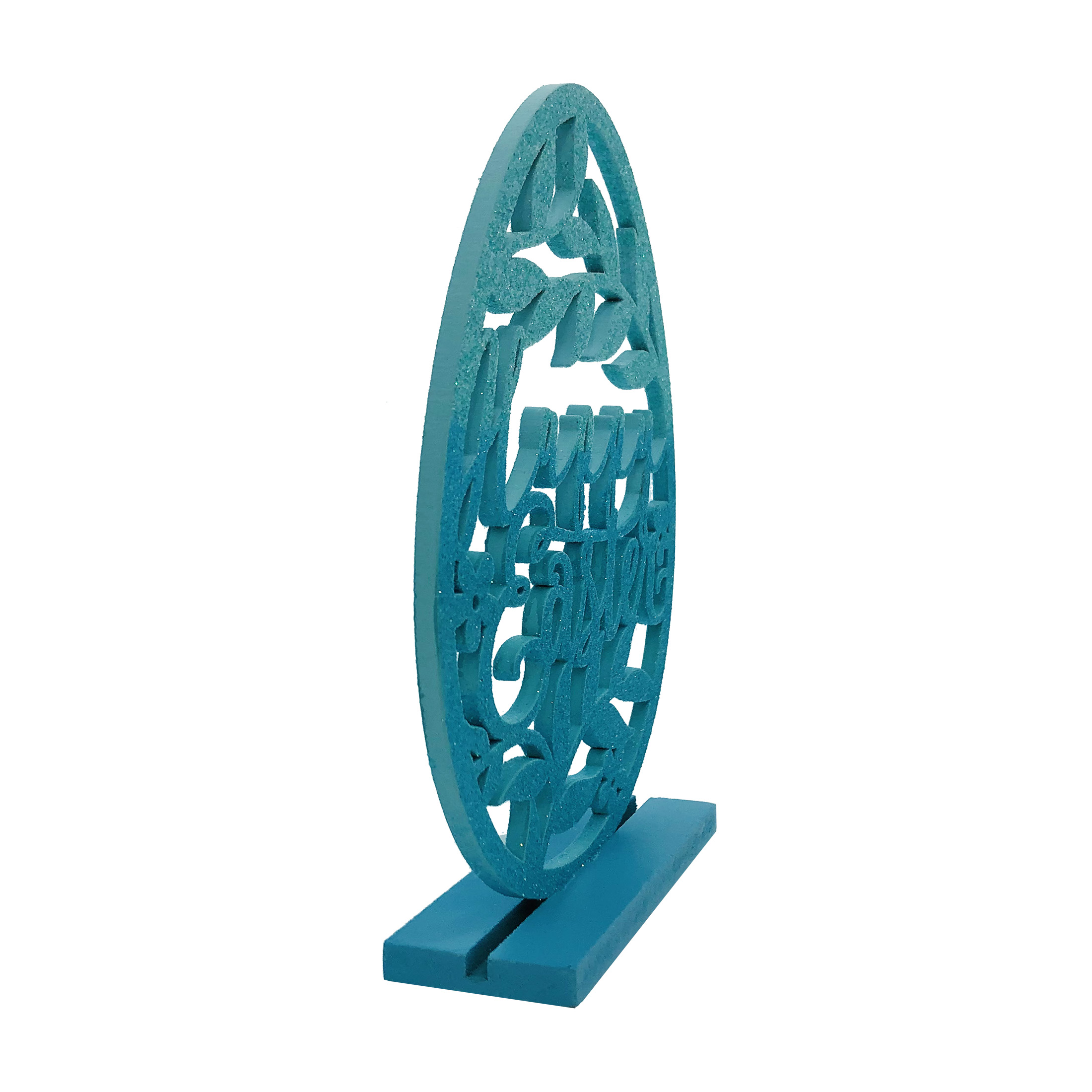 Way To Celebrate Laser-Cut Glittered Easter Egg Decoration