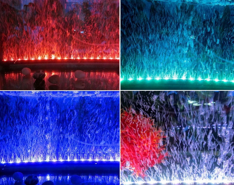 TiooDre 46CM Waterproof Aquarium Fish Tank RGB LED Light Bar Lamps ...