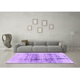 thumbnail image 3 of Ahgly Company Indoor Rectangle Abstract Purple Modern Area Rugs, 5' x 7', 3 of 4