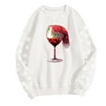 thumbnail image 4 of EHQJNJ Chandails en Molleton Col Rond Femmes Graphique Grande Taille Chandail en Molleton Graphique de Noël pour Femmes Col Rond Pull Col Rond Chandail en Molleton Imprimé Festif Haut Décontracté Chandail en Molleton pour Femmes Col Rond, Saisonnier, 4 of 4