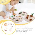 thumbnail image 3 of 1 Set Spade Worm Model Premium Plastic Material Meaningful Insect Figurines Early Educational Growing Models for School Project dock type 2, 3 of 6