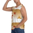 thumbnail image 3 of Goofa Christmas Snowman Gift Printed Men's Sleeveless T-Shirt - Athletic Gym Workout Tank Top for Men - Moisture-Wicking, UPF 30+ Quick-Dry Muscle Tee-Large, 3 of 8