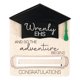 thumbnail image 1 of Decoración del hogar, decoración de habitaciones, decoración de paredes, billetera de madera para graduación, dinero, regalo de graduación, alcancía, bandeja escalonada, dinero de graduación, ideas de, 1 of 1