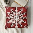 thumbnail image 4 of YINGXI Red Pillowcases Decorative for Indoors Sofa 24x24in, 4 of 6