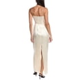 thumbnail image 2 of o.p.t. womens  Isa Silk Maxi Dress, 0, White, 2 of 3