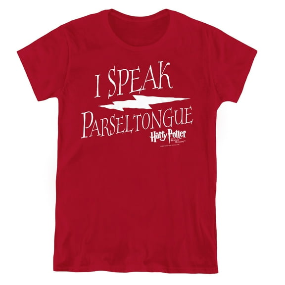 Harry Potter I Speak Parseltongue S/S Women's T-Shirt Cardinal