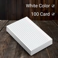 thumbnail image 3 of Three Leaf 4 X 6, Index Cards Ruled, 4000 Ct. (100 X 40) White, Ruled Flash Cards, Study Card, Memo Pad, For To-Do List, Art And Craft Projects, 3 of 8