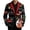 03-Black, variant on Mardi Gras Blazer for Men Plus Size Holiday Slim Fit Jacket Trendy Double Button Carnival Party Suit Outfits 02-Red S