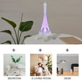 thumbnail image 6 of Zehuanyu  2 Pcs Light Nightstand Lamps LED Decoration Eiffel Tower, 6 of 8