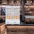 thumbnail image 2 of Commercial Display Refrigerator 3.5 Cu.Ft/98L Countertop  Refrigerated Cake Display Case, Automatic Defrosting,  Adjustable Shelves, Fridge with Digital Controller, LED Display, for Cafe, Bakery and R, 2 of 7