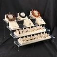 thumbnail image 4 of 3 Tier Acrylic Display Risers Clear Display Stands, 4 of 5