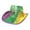 Sequin Pattern, variant on Yinanstore Sequin Cowboy Hat Mardi Gras Hat Cap Decorative Costume Accessory Western Cowgirl Hat for Nightclub Party Supplies Mardi Gras Sequin Pattern