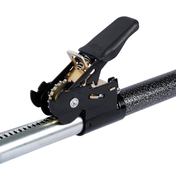 Cargo Bar Keeper con trinquete negro y plateado, ajustable de 40 a 70 cm