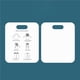 thumbnail image 3 of Tablero plegable para ropa, resistente al desgaste, carpeta de ropa impermeable con agujero de anillo, almacenamiento de ropa, buena dureza para Almacenamiento y organización del hogar Blanco Toystoory HA024165-02, 3 of 6