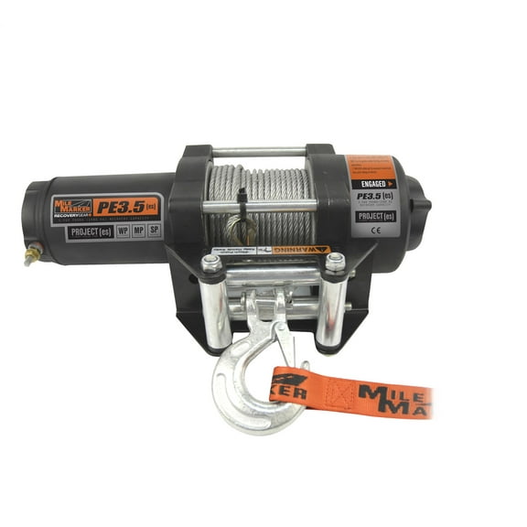 Mile Marker 77-50112BW PE3.5 ES Waterproof Winch