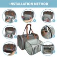 thumbnail image 4 of Gold Series Expandable Airline Approved Tote - Low Profile, Soft Sided Premium Pet Carrier, 4 of 10