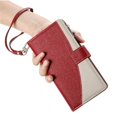 thumbnail image 2 of Funda cartera GANGXUN para Xiaomi Poco M6 Pro 4G , cuero PU con tarjetero, cremallera, correa de mano, soporte y protección 1235°, 2 of 6