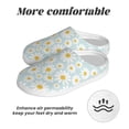 thumbnail image 6 of Disketp Daisies Flowers Women's Men's Slippers Plush Slip-On House Slipper for Winter Indoor Soft Cushion Non-slip Fluffy Slides Slippers-37/38, 6 of 7