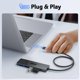 thumbnail image 5 of Hub USB C de 4 puertos, concentrador USB 3.0 múltiple, divisor USB-C para portátil con puerto de ali, 5 of 8