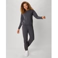 thumbnail image 6 of Hanes EcoSmart Women's Fleece Sweatpants with Cinched Cuffs, 30" Slate Heather M, 6 of 7