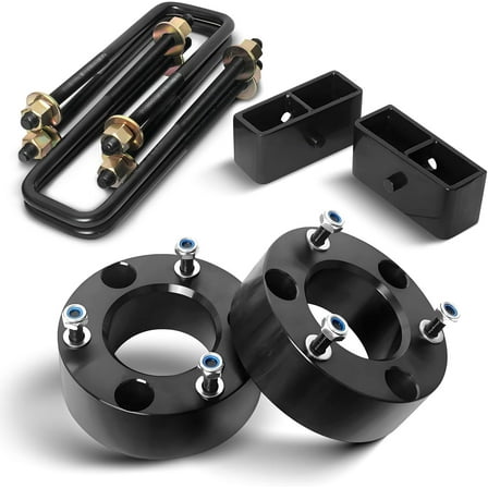Leveling Lift Kit for 2007-2023 Silverado 1500 Sierra 1500,3 inch Front and 2 inch Rear Strut Spacers Leveling Kit for 2007-2023 Silverado 1500 Sierra 1500