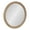 Brown, variant on Kate and Laurel Mansell Farmhouse Wood Framed Round Wall Mirror, 28 inch Diameter, Distressed White, Decorative Modern Mirror for Wall