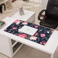 thumbnail image 3 of Long Mouse Pads for Desk,Pioneer Flower Floral Print Pattern Desk Mats on Top Of Desks, Desk Mouse Pad Extra Large with 3mm Non-Slip Base and Stitched Edge for Gaming,Office,Work,Home 31.5"x15.7", 3 of 6