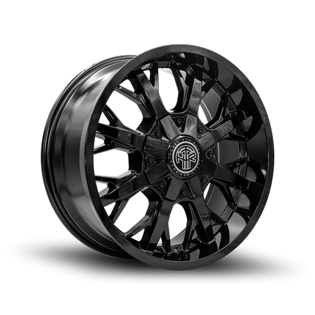 Thret Offroad Vulcan 801 17x9  18 Gloss Black Wheel 5x114.3 5x127 (QTY 1)