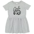 thumbnail image 3 of Inktastic Girls Gotta Golf Girls Toddler Dress, 3 of 5