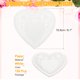 thumbnail image 2 of Uxcell 150Pcs Servilletas en Forma de Corazón, 6 Pulgadas, Decoración para el Día de San Valentín y Bodas, 2 of 7