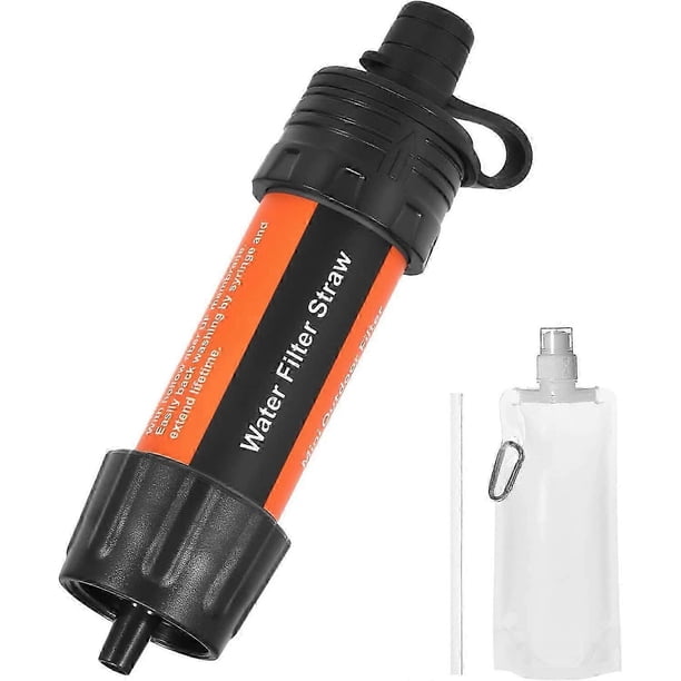 Outdoor Water Filter Straw Water Filtration System Water Purifier for Emergency Preparedness Camping Travel Hiking