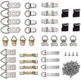 thumbnail image 1 of Kit de 96 ganchos para colgar cuadros, 9 modelos resistentes, ganchos para colgar cuadros con tornillos y caja de almacenamiento para colgar cuadros con fotos, 1 of 3