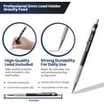 thumbnail image 3 of LEAD HOLDER 2MM GRAVITY MECHANISM W/METAL GRIP RED, 3 of 4