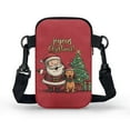 thumbnail image 2 of XYZCANDO Christmas Theme Mini Messenger Crossbody Bag for Teen Girls Cute Single Shoulder Handbag Small Multi-Purpose Cross Body Phone Purse Crossbody Coin Case for Yoga Shop Running, 2 of 7
