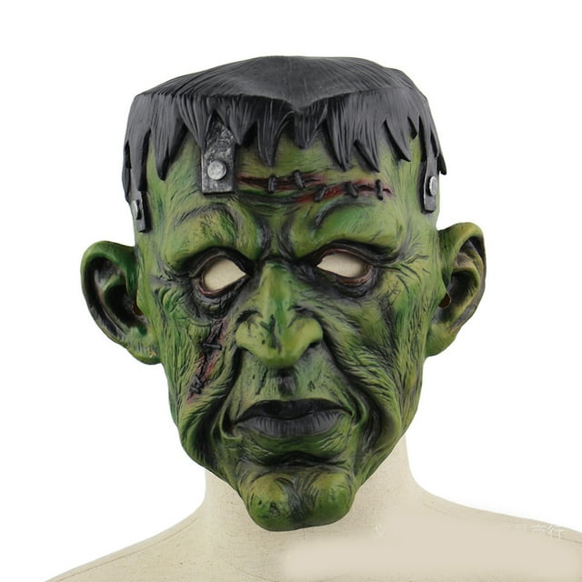 Disfraz integral de látex de Mask Frank Horror para Halloween
