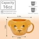 thumbnail image 2 of Taza de café de cerámica bonita de 470 ml de ToCooto Lion, color amarillo, 2 of 8