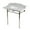 White, variant on Kingston Brass KMS36227M38SQ6 Wesselman 36" Carrara Marble Console Sink with Stainless Steel Legs (8-Inch, 3-Hole), Carrara Marble White/Polished Nickel