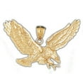 thumbnail image 1 of 14K Yellow Gold Eagle Pendant - 23 mm, 1 of 3