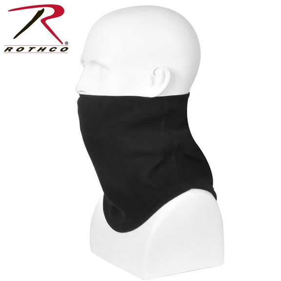 Rothco Polar Fleece Contoured Elastic Neck Gaiter - Black