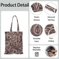 thumbnail image 2 of Boho Chic Paisley Foldable Tote Bag - Reusable Grocery Bag with Vintage Floral Pattern, Washable & Durable, 2 of 6