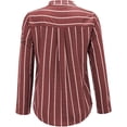 thumbnail image 4 of Women's Winter Tennis Clothes Sleeve Half Button Summer Casual Fitted Shirt Clothes Plus Size Fashion, 4 of 11