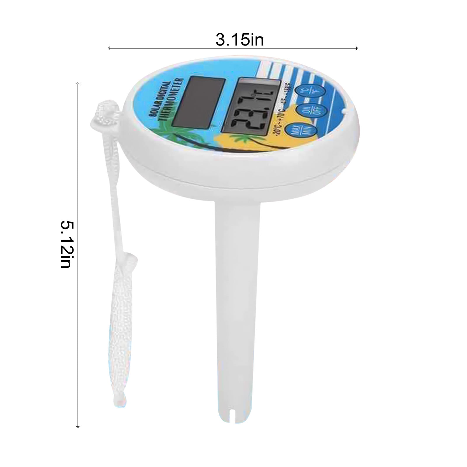 Wireless Pool Thermometer Floating Easy Read,digital Pool Thermometer  Wireless With Indoor Temperature Humidity Monitor, 3 Channels For Swimming  Pool, Bath Water, Small Ponds - Temu