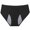 Black, variant on PULLIMORE 4 Pack Period Underwear for Women Girls Leakproof Unides Soft Comfortable Panties Menstrual Brief M-2XL