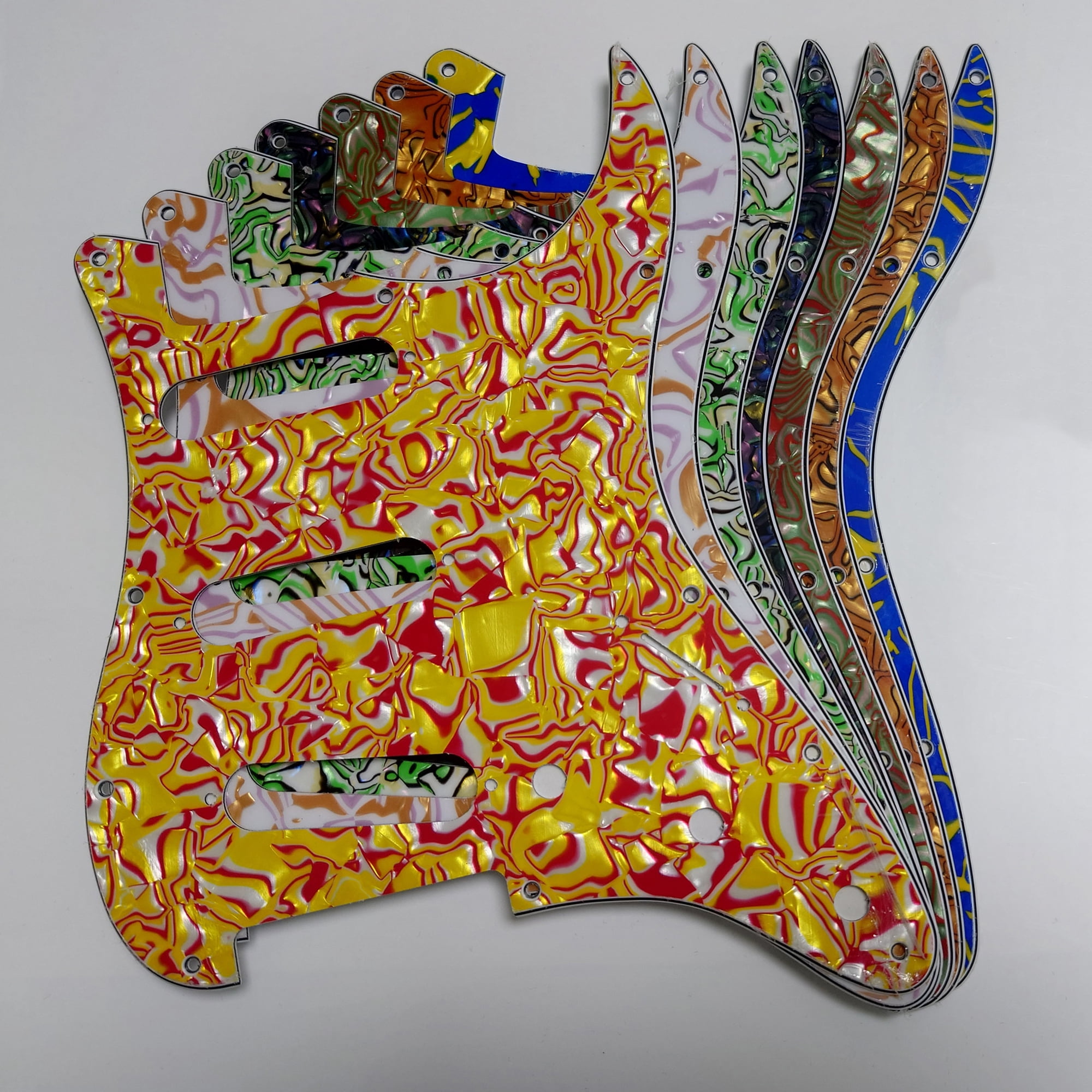 Custom Electric Guitar Pickguard For FD US 11 Screw Hole SSS Scratch Plate Electric guitars Replacement parts 7 colours availab