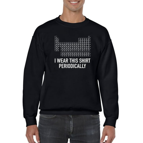 Periodic Table Sweatshirt Men -GoatDeals Designs, Male Large