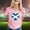 Pink, variant on T Shirts For Women Graphic Scottish Flag Print Short Sleeve Crew Neck Tee Scotland Patriotic Apparel Tshirts Top