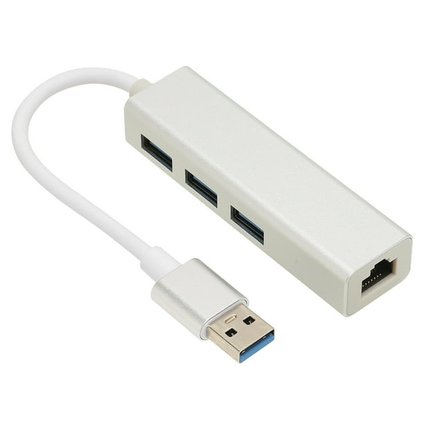 USB Adapter, USB3.0 To Adapter 3 USB3.0 Ports RJ45