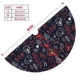 thumbnail image 3 of Lsque Thanksgiving Seamless Pattern Print Christmas Tree Skirt, Tree Skirt with Ties or Velcro, Perfect for Holiday Decorations, Halloween, and New Year-48", 3 of 7