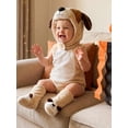 thumbnail image 3 of RUINIXCW Baby Halloween Animal Costume Sleeveless Romper Cartoon Hat Socks, 3 of 7